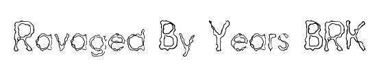 Ravaged By Years BRK