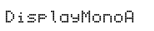 DisplayMonoA