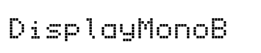 DisplayMonoB