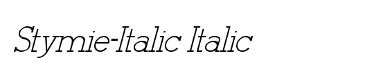 Stymie-Italic