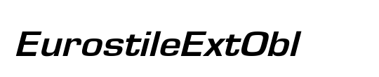 EurostileExtObl