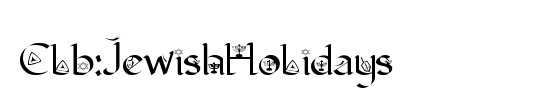 Clb:JewishHolidays