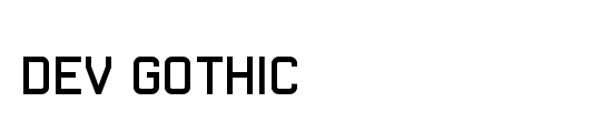 Dev Gothic