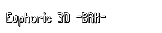 Euphoric 3D (BRK)