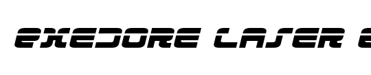 Exedore Laser Exp Italic