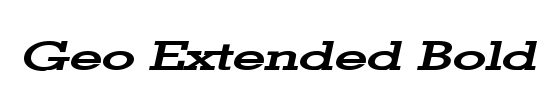 Geo Extended