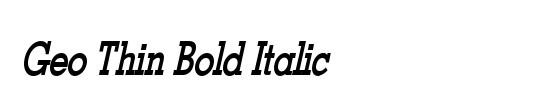 Geo Thin