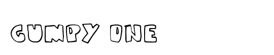 Gumpy one