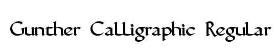 Gunther Calligraphic