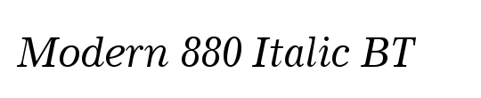 Modern880 BT