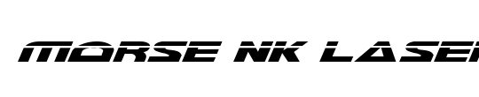 Morse NK Laser Italic