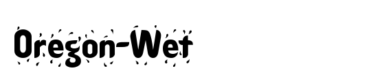 Oregon-Wet