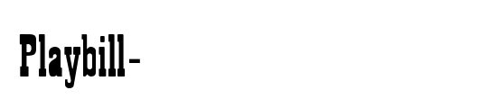 Playbill-