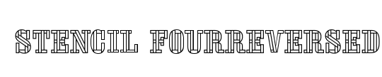 Stencil FourReversed