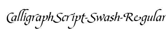 CalligraphScript-Swash