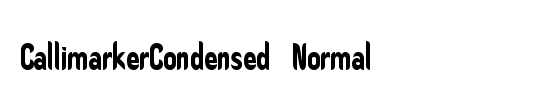 CallimarkerCondensed