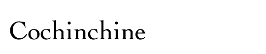 Cochinchine