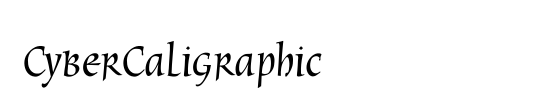CyberCaligraphic