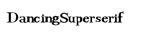 DancingSuperserif