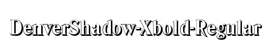 DenverShadow-Xbold
