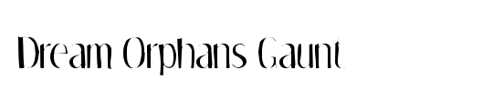 Dream Orphans Gaunt