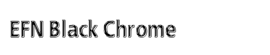 EFN Black Chrome