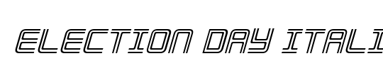 Election Day Italic