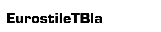EurostileTBla