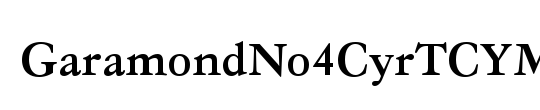 GaramondNo4CyrTCYMed