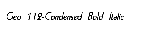 Geo 112-Condensed