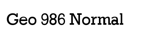 Geo 986