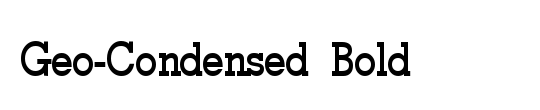 Geo-Condensed
