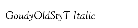 GoudyOldStyT