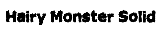 Hairy Monster Solid