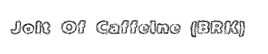 Jolt Of Caffeine (BRK)
