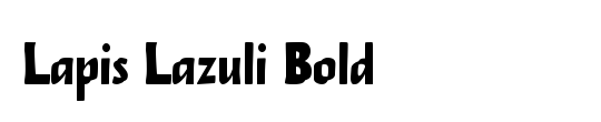 Lapis Lazuli Bold