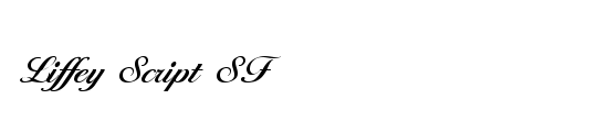 Liffey Script SF
