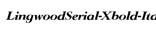 LingwoodSerial-Xbold