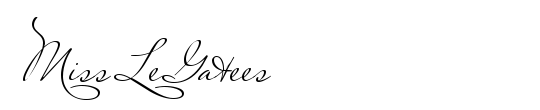 Miss Le Gatees