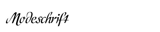 Modeschrift
