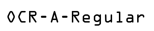 OCR-A