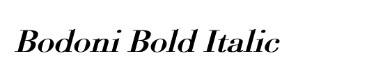Bodoni