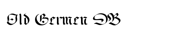 Old Germen DB