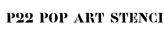 P22 Pop Art