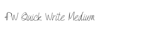 PW Quick Write