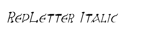 RedLetter italic