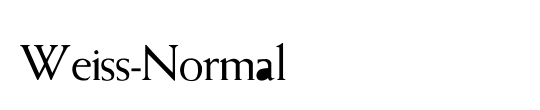 Weiss-Normal
