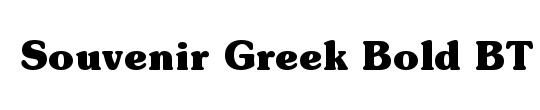SouvenirGreek Bd BT
