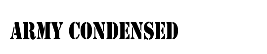 Army Condensed
