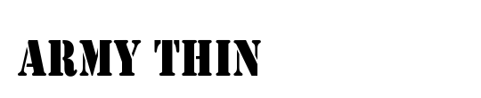 Army Thin